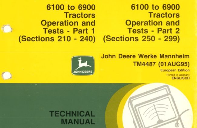 John Deere 6100 6200 6300 6400 6506 6600 6800 6900