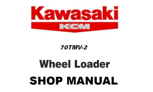 Kawasaki 70TMV-2 Wheel Loader Service Repair Manual