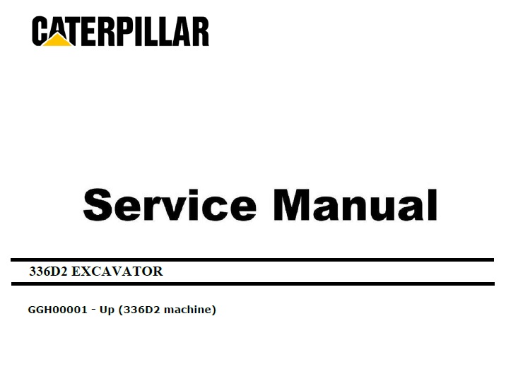 Caterpillar Cat 336D2 (GGH, C9) Excavator Service Manual