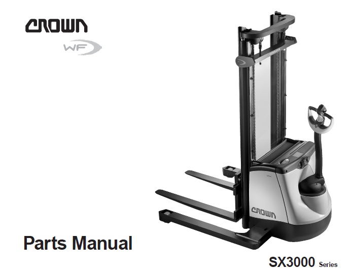 Crown SX3000 Series Forklift Parts Manual