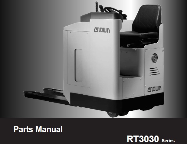 Crown RT3030 Series Forklift Parts Manual