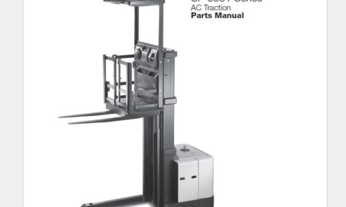 Crown SP3571, SP3581 Series AC Traction Forklift Parts Manual