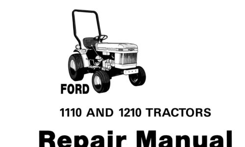 Ford 1110, 1210 Tractors Service Repair Manual