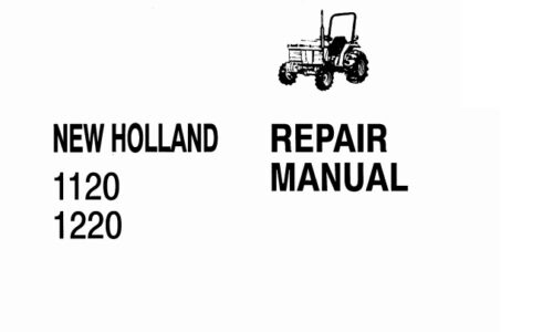 Ford 1120, 1220 Tractors Service Repair Manual
