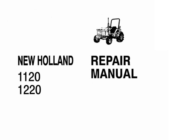 Ford 1120, 1220 Tractors Service Repair Manual