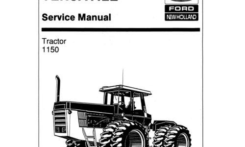 Ford 1150 Tractor Service Repair Manual (Versatile)