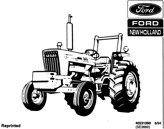 Ford 2600 to 7700 Tractors Factory Service Repair Manual