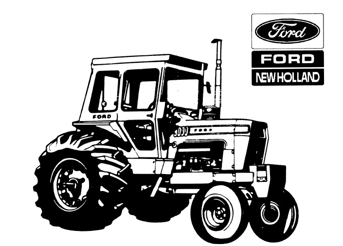 Ford 8000, 9000, 8600, 9600 Tractors Service Repair Manual