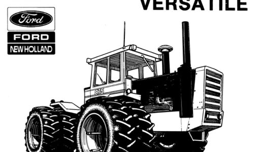 Ford 835, 855, 875, 895, 935, 950 Tractors Service Manual