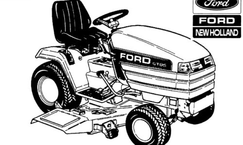 Ford GT65, GT75, GT85, GT95 Tractors Service Repair Manual