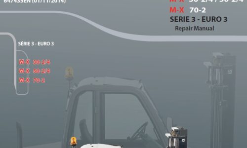 Manitou M-X 30, 50, 70 Serie 3 Lift Truck Repair Manual
