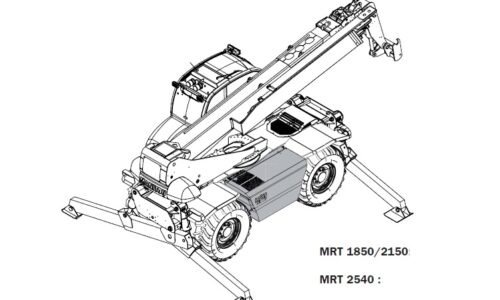 Manitou MRT1850, MRT2150, MRT2540 Telescopic Repair Manual