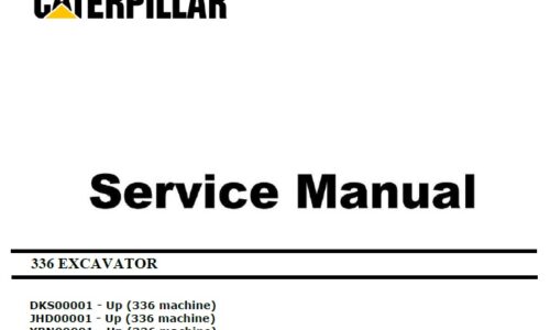 Cat 336 (DKS, JHD, YBN, C9.3B) Excavator Service Manual