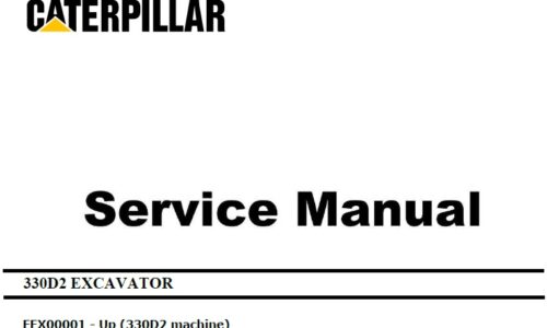 Caterpillar Cat 330D2 (FEX, C7.1) Excavator Service Manual