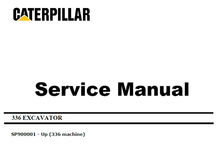 Caterpillar Cat 336 (SP9, C9.3) Excavator Service Manual