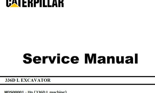 Caterpillar Cat 336D L (MDS, C9) Excavator Service Manual