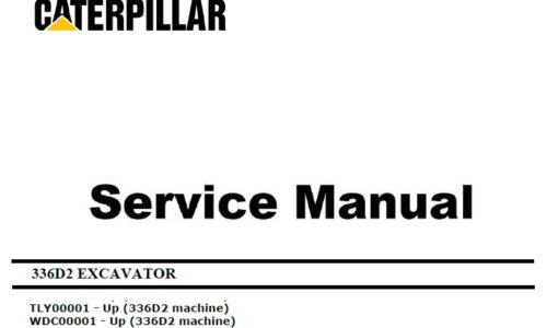 Caterpillar Cat 336D2 (TLY, WDC C9) Excavator Service Manual