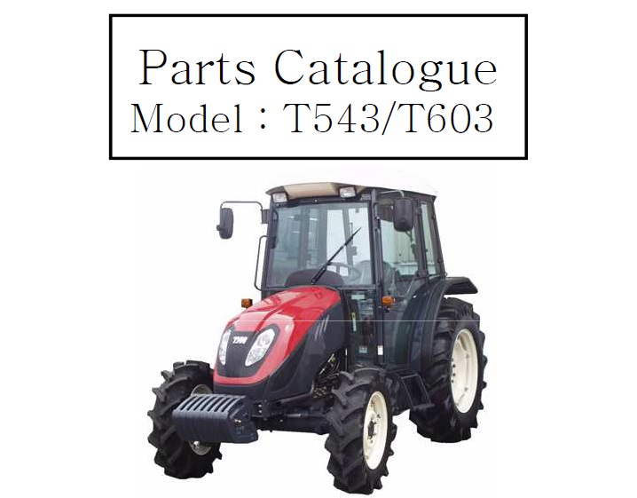 TYM T543, T603 Tractor Parts Catalogue