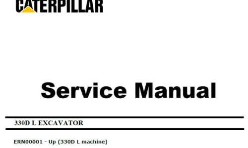 Caterpillar Cat 330D L (ERN, C9) Excavator Service Manual