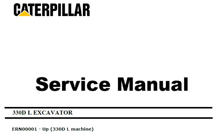 Caterpillar Cat 330D L (ERN, C9) Excavator Service Manual