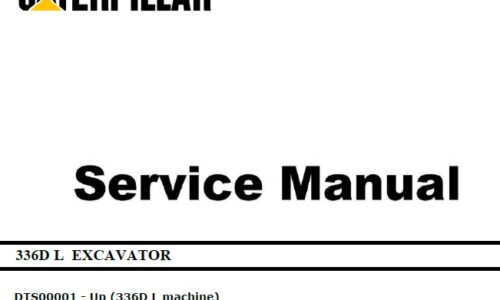 Caterpillar Cat 336D L (DTS, C9) Excavator Service Manual