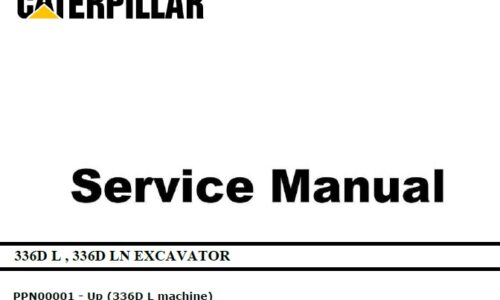 Cat 336D L, LN (PPN, MYG, C9) Excavator Service Manual