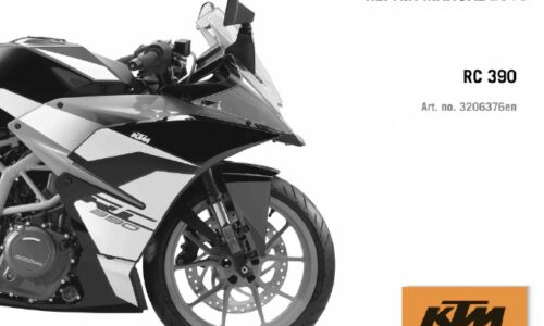 KTM RC 390 Motorcycle Servie Repair Manual