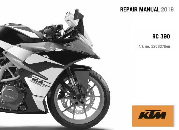 KTM RC 390 Motorcycle Servie Repair Manual