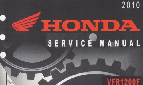 Honda VFR1200F Motorcycle Service Manual 2010