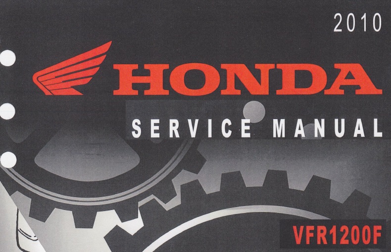 Honda VFR1200F Motorcycle Service Manual 2010