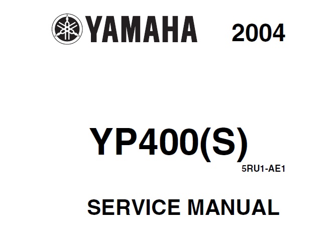 Yamaha YP400(S) Service Repair Manual (2004)