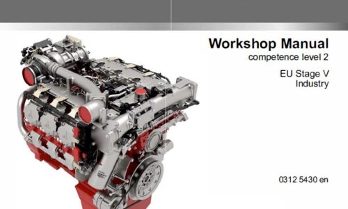 Deutz TCD 12.0 V6 Engine Workshop Manual