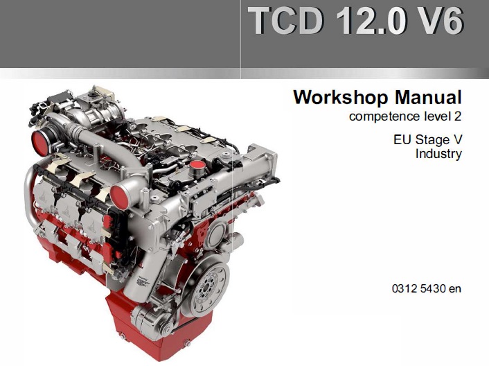 Deutz TCD 12.0 V6 Engine Workshop Manual