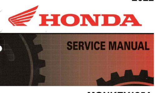 2022 Honda Monkey125A Service Repair Manual