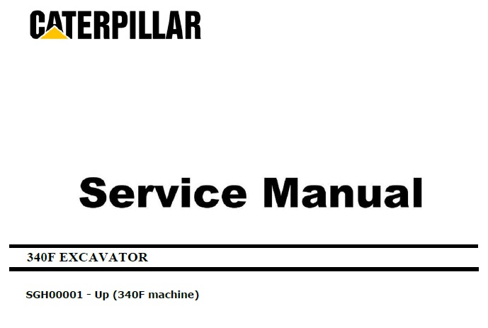 Caterpillar Cat 340F (SGH, C9.3) Excavator Service Manual