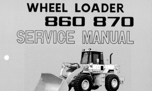 TCM 860, 870 Wheel Loader Service Repair Manual