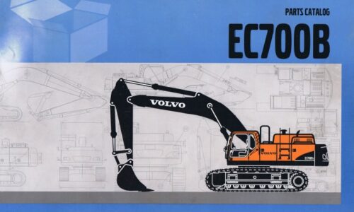 Volvo EC700B Crawler Excavator Parts Manual