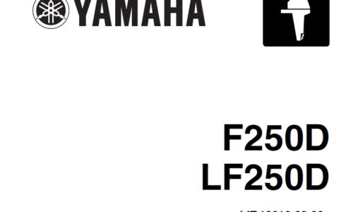 Yamaha F250D, LF250D Outboard Service Repair Manual