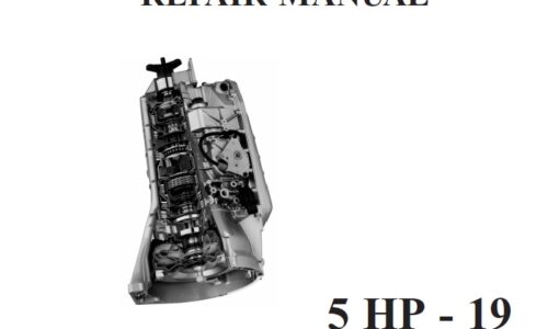 ZF 5HP19 Transmission Service Repair Manual