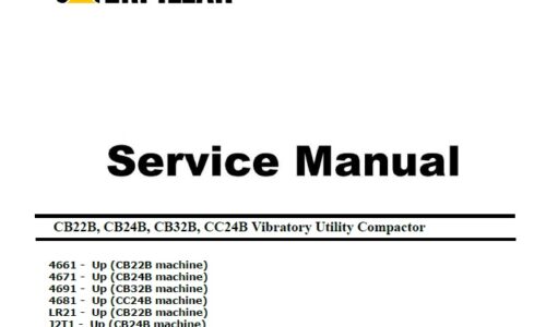 Cat CB22B, CB24B, CB32B, CC24B (466 - LR2 C1.5) Compactor Service Manual