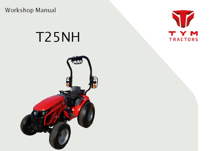 TYM T25NH Tractor Workshop Service Manual