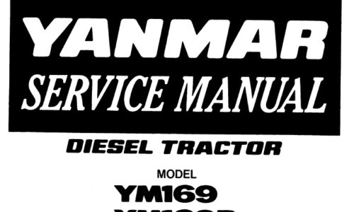 Yanmar YM169, YM169D Diesel Tractor Service Repair Manual