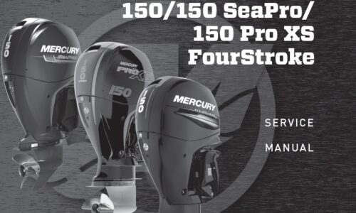 Mercury Mariner 150 (SeaPro, XS) Outboards Service Manual